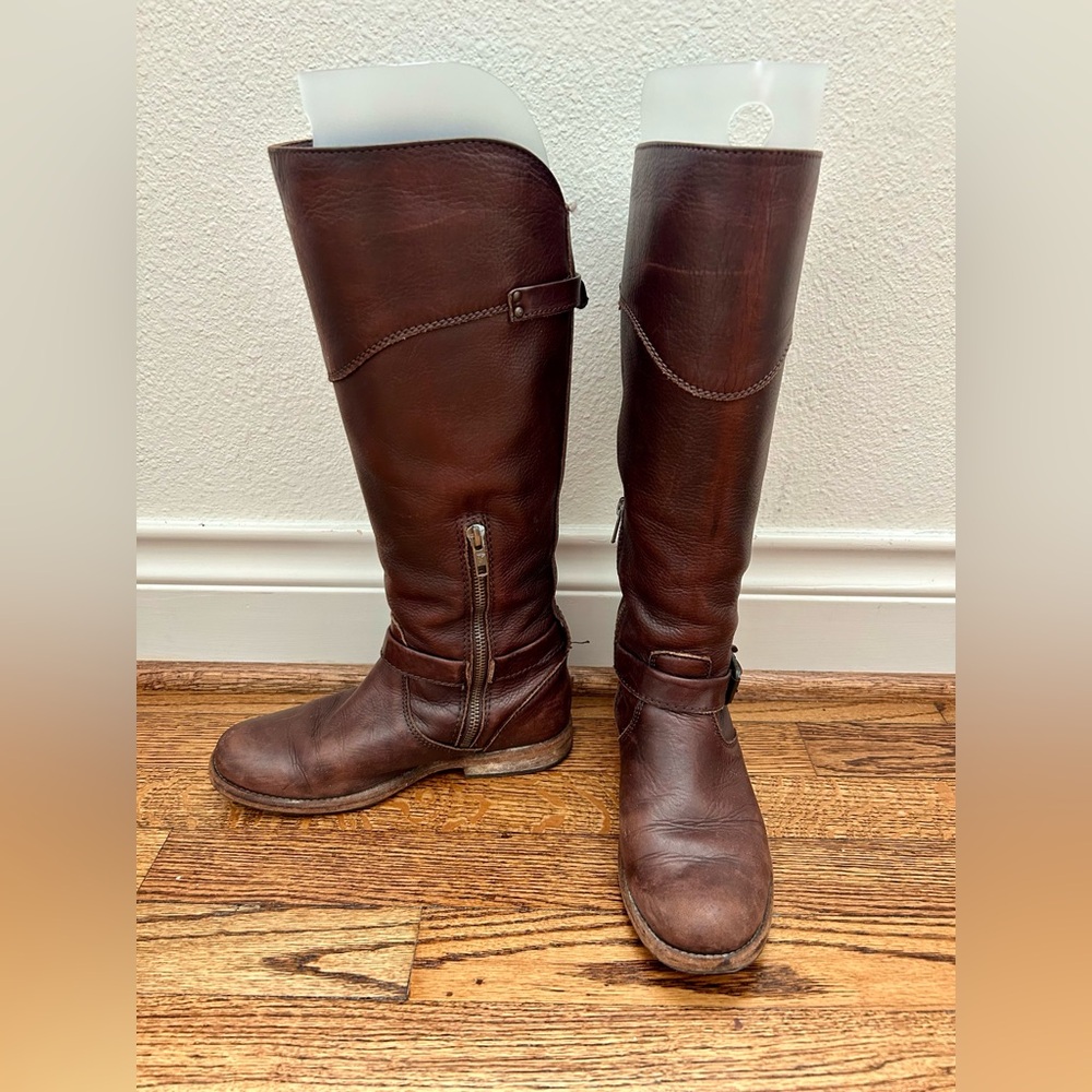 Frye Boots Phillip Riding Boot Brown Size 6
